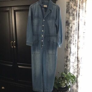 Blue Denim Boiler Jumpsuit